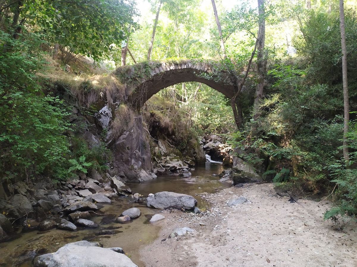 The Devil's Bridge, a single stone arch over the Molí river
